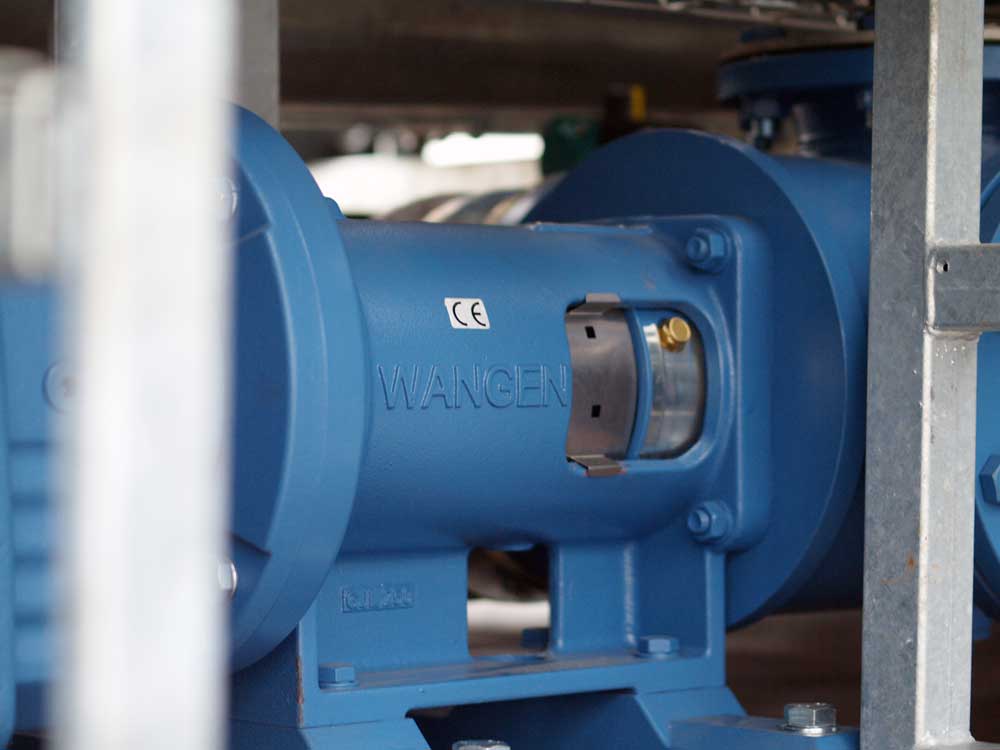 Wangen_Pumpe für die Biogasanlage