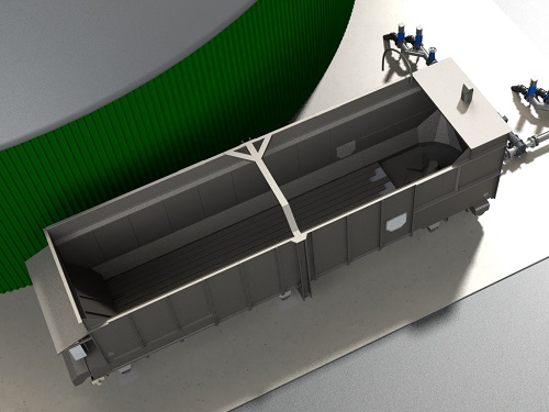 Eintragstechnik Biogasanlage - 14 Fütterungssysteme als Komplettlösung - Vom Hersteller NORTH-TEC Biogas und Konrad Pumpe-BIG-Mix